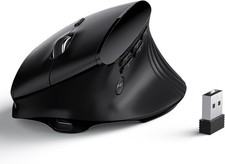 LTC GM051 Ergonomic Vertical Wireless Mouse 8K DPI RGB Programmable Rechargeable picture