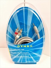 NEW  Dynex  6 foot RCA  Audio Video Cable  DX-DA100271  SEALED 720 picture