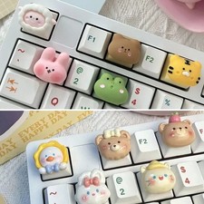 Animal Artisan Resin Keycap Handmade Custom MX Cherry Mechanical Keyboard picture