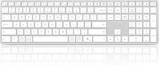 Wireless Bluetooth Keyboard Stainless Steel Multi-DeviceFull Size Keyboard T52-4 picture