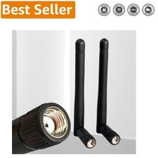 2-Pack Dual Band WiFi Antenna 2.4GHz 5GHz RP-SMA Male for Enhanced Connectivity picture