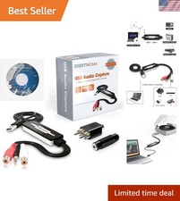 Versatile USB Audio Capture for Vinyl to MP3 Conversion - Mac & Windows Support picture