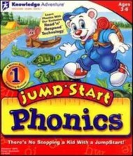 JumpStart Phonics PC MAC CD learn to read words reading sounds activities game picture