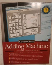 Kensington Adding Machine Software For Macintosh System 7 Vintage New Sealed 💾 picture