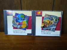 Comptons Interactive World Atlas and Battles of the World PC CD ROM Software  picture