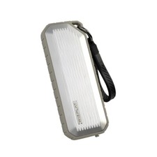 WIZPLAT FLEX Drive FX10G Rugged M.2 SSD USB-C 3.2 Gne2 Portable SSD Silver Case picture