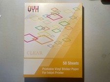 QYH Clear Printable Vinyl Sticker Paper picture