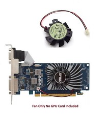 37mm ASUS HD 4550 5570 Video Card Fan Replacement 26mm 2Pin T124010DL 0.10A picture
