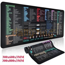 Excel Shortcut Keys Mouse Pad - Upgraded Pro Version, Keyboard Gaming Mousepad picture