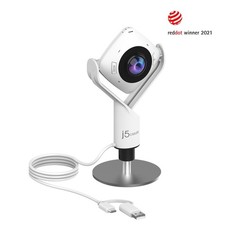 J5CREATE JVCU360 360-Degree All-Around Webcam with USB-C and USB-A picture