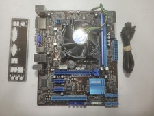 Asus P8H61-M LE-CSM Motherboard Core i3-2100, 4GB RAM, IO Shield #2268 picture