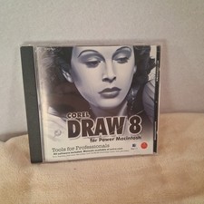 CorelDRAW 8 for Power Macintosh Mac CD Graphics Software Jewel Case Vintage picture