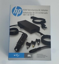 HP Hewlett Packard 90W Slim Combo AC Adapter Factory Sealed picture
