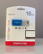 Memorex 16GB USB Flash Drive/Blue/Brand New Sealed picture