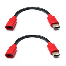 PortaPow USB-C Data Blocker (Twin Pack) 2, Red picture