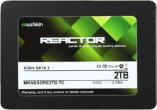 Lightly used Mushkin Reactor 2TB SSD 2.5