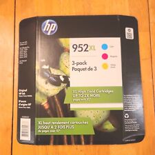 3-PACK HP GENUINE 952XL COLOR INK (AUGUST 2021) OFFICEJET PRO 8710 8715 8702 picture