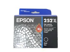 Epson 252XL Black Ink Cartridge Dura Brite Ultra - Exp 10/2027 - NEW SEALED picture