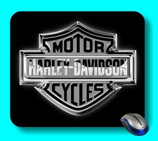Harley Davidson Motorcycle Computer Mouse Pad Gift    ha02 picture