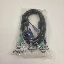 D-LINK DKVM-CB KVM Switch Cable 1.8M 6FT VGA Video Monitor PS2 Keyboard Mouse picture