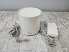 TP-Link Deco W6000 AX3000 White Wi-Fi 6 Single Unit w/ AC Cord Tested Working picture