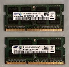 Lot Of 2 SAMSUNG 4GB DDR3 1333MHZ LAPTOP RAM Memory PC3-10600S M471B5273DH0-CH9 picture