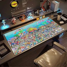 A Single Piece Mouse Pad Featuring a Vibrant Cartoon Crowd Design: Built to La picture