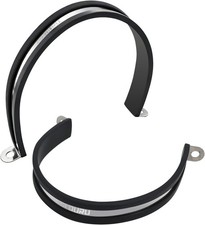 2PCS 4 Inch Pipe Strap, Rubber U Bracket, 4.01