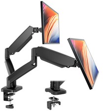 Dual Monitor Stand 13-32in Screen Adjustable Swivel VESA Gas Spring Desk Mount picture