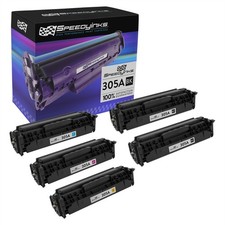 5PK Reman Toner Cartridge for HP 305A LaserJet Pro 300 Color MFP M375nw Black picture