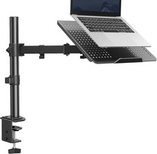 HUANUO Laptop Desk Mount - 17' to 32' Monitor Arm, Ventilated Tray picture