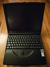 90s Vintage Dell Latitude XPi CD PPS Laptop Intel Pentium MMX - Made in Japan picture