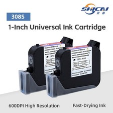 3pcs Black Compatible Ink Cartridge Refill for 25.4mm Handheld Inkjet Printer picture