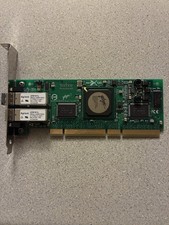QLogic ISP2312 PCI-X 133 Dual-Port Fibre Channel HBA w/ Agilent QFBR-5913L SFPs picture