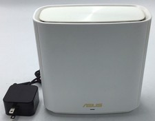 Asus AX6600 Tri-Band Mesh WiFi 6 Router (White) With Power Adapter Bundle  o701 picture