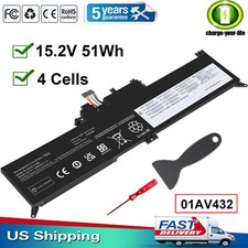 Battery 01AV433 01AV432 For Lenovo Thinkpad Yoga 370 X260 X380 00HW026 00HW027 picture