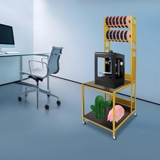 Double Layer 3D Printer Stand Printer Filament Storage Rack Mobile Printer Table picture