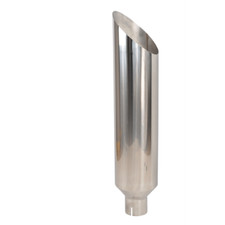 For Silver Straight Exhaust Tip 4