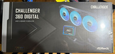 ASRock Challenger 360 Digital Liquid CPU Cooler AIO Black Multicolor Fan picture