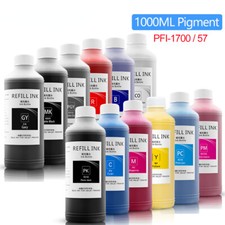 1000ML PFI-1700 PFI-57 Pigment Ink For Canon 520 540 2000 4000 6000 6000S picture