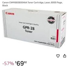 Genuine Canon GPR-28 Toner Color Image RUNNER C1022/C1030 Series MAGENTA picture