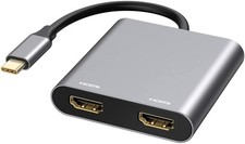4xem 4XUSBCHUB07 5.27 in. Dual HDMI USB-C Dock picture