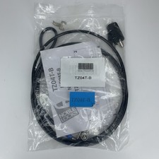 Noble Locks TZ04T-B Compact Wedge 6' Cable Lock w Barrel Key for Laptop Computer picture