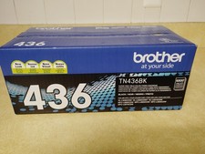 Brother Genuine TN436 BK New Unopened Box 6500 Page Yield Super High Yield. picture