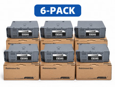 6 Pack Ink Maintenance Box for C9345 ET-16600 ET-16650 ET-5800 WF-7840 WF-7820 picture