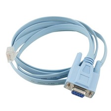DB9 Pin Female to 8P8C RJ45 Blue Cisco Compatible Console Cable 1.5M picture