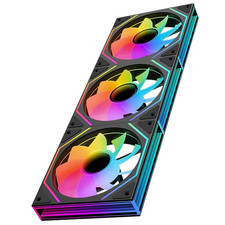 Prism6 MAX 120Mm ARGB PC Case Fans - 3-Pack with Infinite Mirror RGB Lighting, P picture