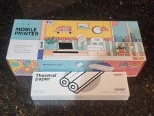 HPRT MT890 Bluetooth Wireless Portable Thermal Inkless Compact Printer, 2 Rolls picture