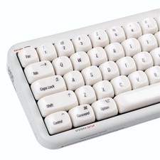 PBT Keycaps Minimalist Mac White Cute 140 Keys MX Switch Key Cap picture