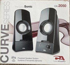 Cyber Acoustics Curve Sonic 2.0 Computer Speaker System 3 Watts-CA2050———____32 picture